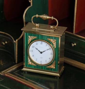 PAT NIXON GIFTED HARRY WINSTON CARRIAGE CLOCK