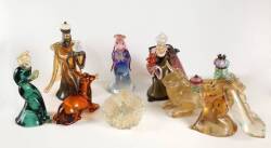 ITALIAN MURANO GLASS NATIVITY GROUP