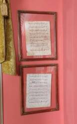 SET OF THREE FRAMED MANUSCRIPTS OF SHEET MUSIC - 3