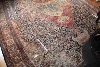 PERSIAN HAND KNOTTED WOOL RUG