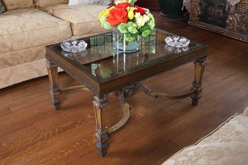 LOUIS XVI STYLE COCKTAIL TABLE