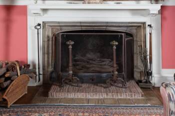 IRON FIREPLACE SET