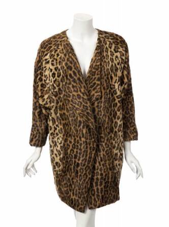 PHYLLIS DILLER FAUX FUR COAT