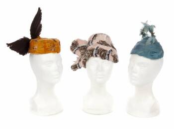 PHYLLIS DILLER FEATHER HATS