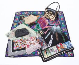 PHYLLIS DILLER HANDBAGS AND SCARVES