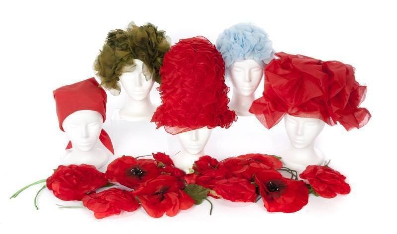 PHYLLIS DILLER HATS AND COSTUME PIECES