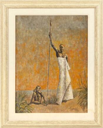 TRAVILLA ETHNIC AFRICAN PAINTING