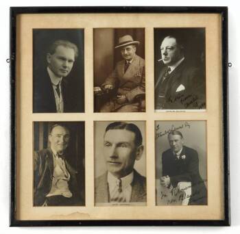 STAN LAUREL FRAMED PHOTOGRAPHS