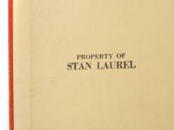 STAN LAUREL OWNED BRITISH BIOGRAPHIES - 2