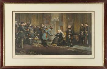 STAN LAUREL OWNED QUEEN VICTORIA PRINT