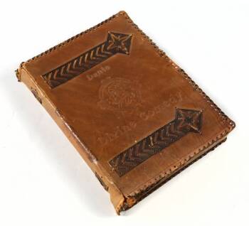 STAN LAUREL LEATHERBOUND COPY OF THE DIVINE COMEDY