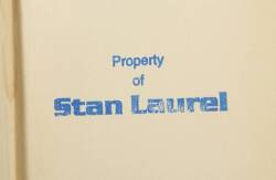 STAN LAUREL OWNED HISTORICAL BOOKS AND NOVELS - 2