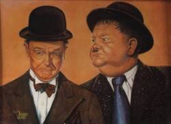 STAN LAUREL AND OLIVER HARDY PORTRAITS - 3