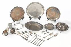 STAN LAUREL SILVERPLATE TABLE ITEMS