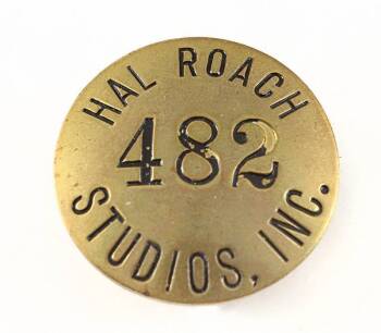 STAN LAUREL HAL ROACH STUDIOS ID PIN