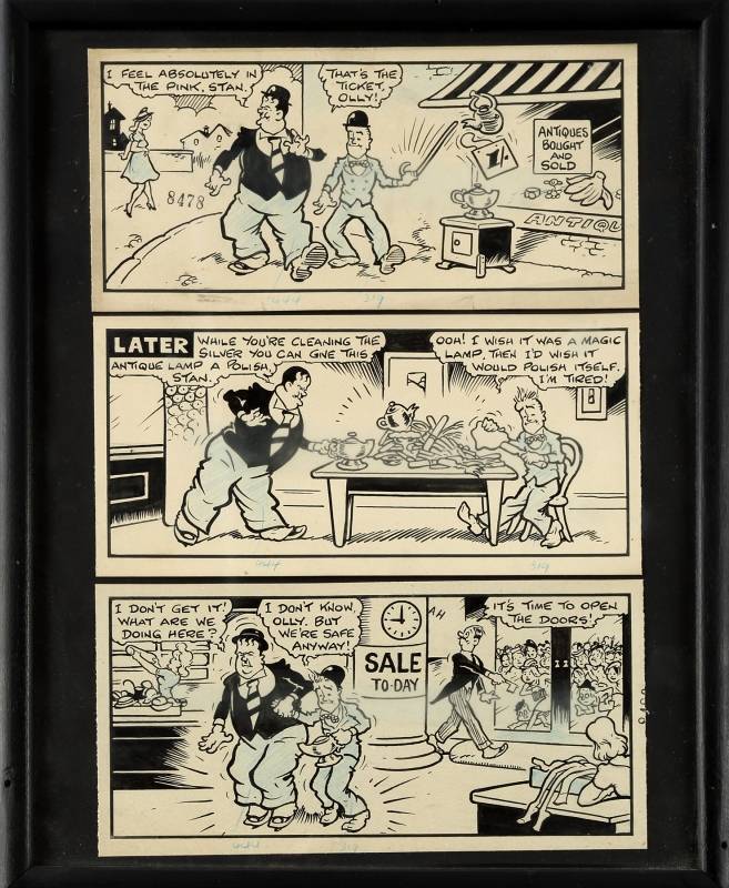 LAUREL & HARDY CARTOON