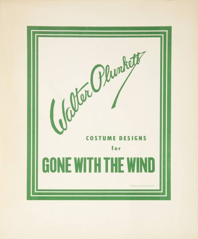 WALTER PLUNKETT GONE WITH THE WIND LIMITED EDITION PORTFOLIO