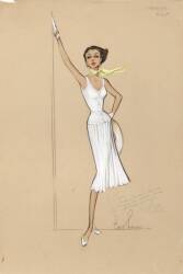 CYD CHARISSE TWILIGHT FOR THE GODS COSTUME SKETCHES