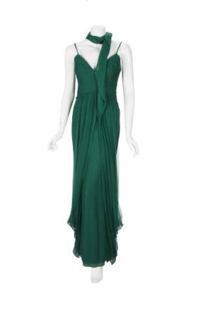 CYD CHARISSE EMERALD GREEN GOWN