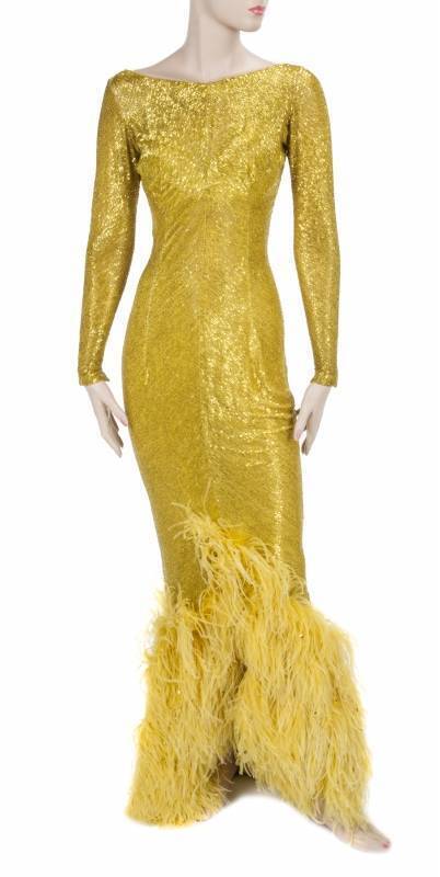 CYD CHARISSE BEADED STAGE GOWN