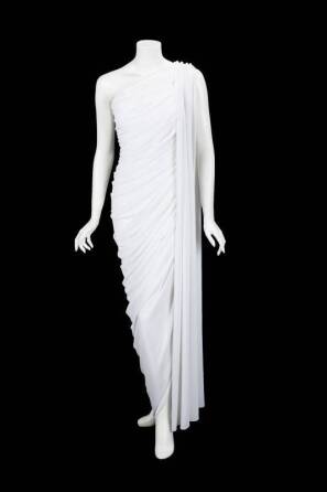 CYD CHARISSE WHITE ESTÉVEZ GOWNS