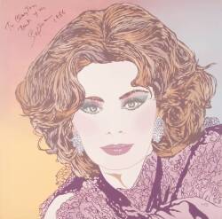 SOPHIA LOREN SIGNED PAINTING