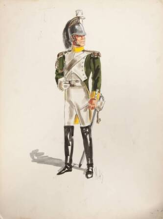 MEN'S MILITARY SKETCH BY MUHS