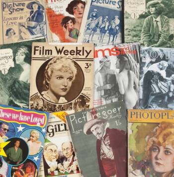 VINTAGE CINEMA MAGAZINES RELATING TO RUDOLPH VALENTINO