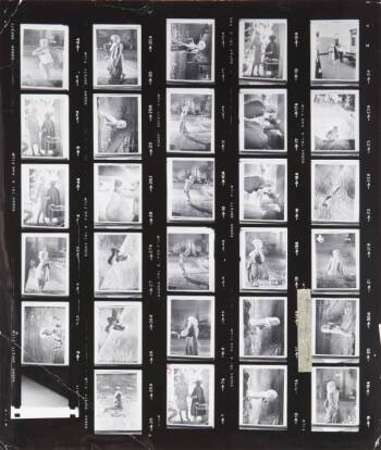 MARILYN MONROE SOMETHING'S GOT TO GIVE CONTACT SHEET