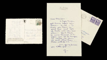 GRACE KELLY HANDWRITTEN LETTER