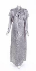 ELIZABETH TAYLOR PRINTED DAVID BROWN HOSTESS GOWNS - 2