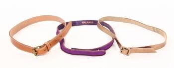 ELIZABETH TAYLOR THREE DESIGNER BELTS