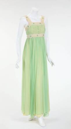 ELIZABETH TAYLOR LONG CHIFFON DRESSES