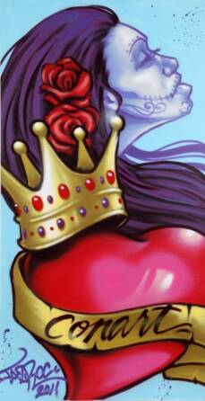TAZROC (AMERICAN, 1971) CROWNED HEART, 2011