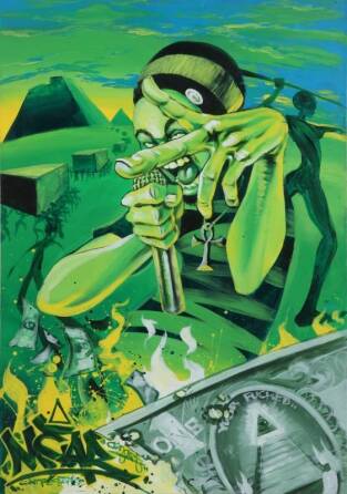 MEAR ONE (AMERICAN, 1971) GREEN PHARAOH, 1999