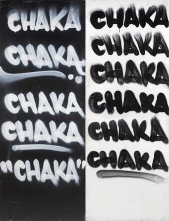 CHAKA (AMERICAN, 1972) BLACK & WHITE