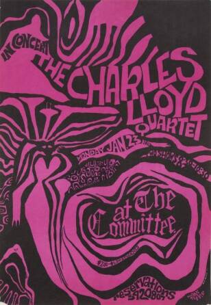 CHARLES LLOYD POSTER AND JUNIOR WELLS POSTER PRINT PRINTING PLATE