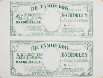 FD-18 and FD-19 BO DIDDLEY FAMILY DOG POSTER PRINTING PLATES