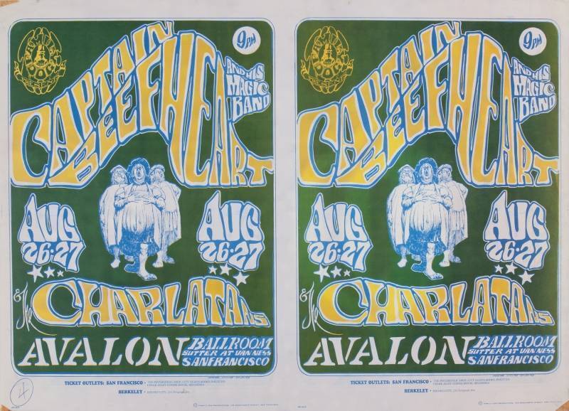 CAPTAIN BEEFHEART FAMILY DOG FD-23 POSTER PLATES AND PROOFS