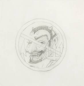 RICK GRIFFIN NO DEVIL DRAWING