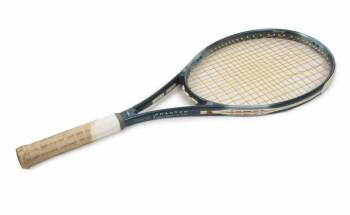 JOHN McENROE OWNED AND USED TENNIS RACQUET GIFTED FROM JIMMY CONNORS
