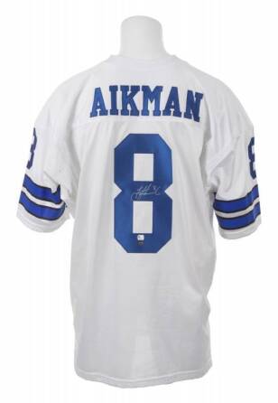 TROY AIKMAN SIGNED DALLAS COWBOYS HOME JERSEY