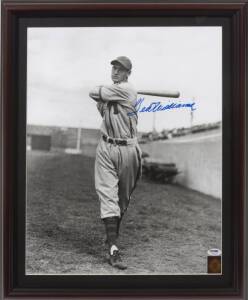 TED WILLIAMS SIGNED PHOTOGRAPHS AND POSTER GROUP