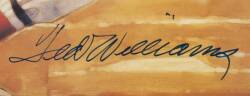 TED WILLIAMS SIGNED PHOTOGRAPHS AND POSTER GROUP - 6