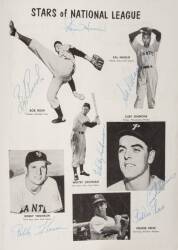 1952 ALL-STAR GAME PROGRAM SIGNED ON-SITE BY 48 - 4