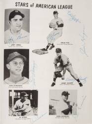 1952 ALL-STAR GAME PROGRAM SIGNED ON-SITE BY 48 - 7