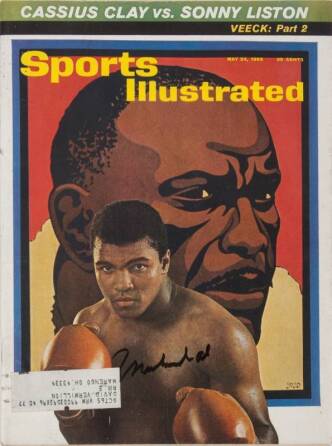 MUHAMMAD ALI SIGNED 1965 SPORTS ILLUSTRATED