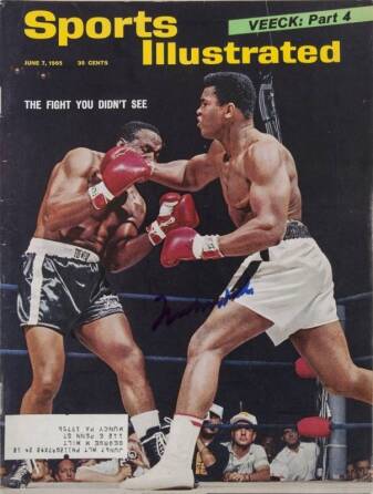 MUHAMMAD ALI SIGNED 1965 SPORTS ILLUSTRATED