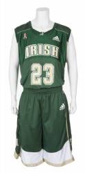 LeBRON JAMES GAME WORN HIGH SCHOOL BASKETBALL UNIFORM