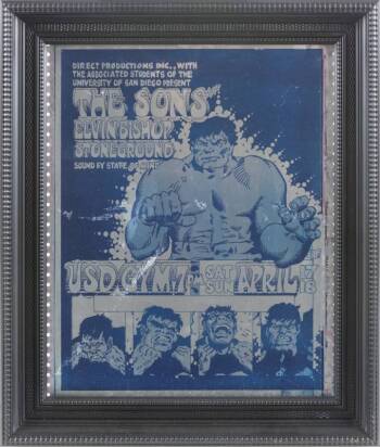 THE MOJO MEN AND THE SONS CONCERT POSTER PRINTING PLATES